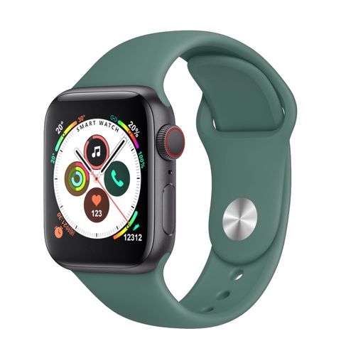 H55 Pro Silicone Strap Green – Đồng hồ thông minh thể thao 1.4 inch, dây silicon xanh lá, pin 400mAh & đo nhịp tim