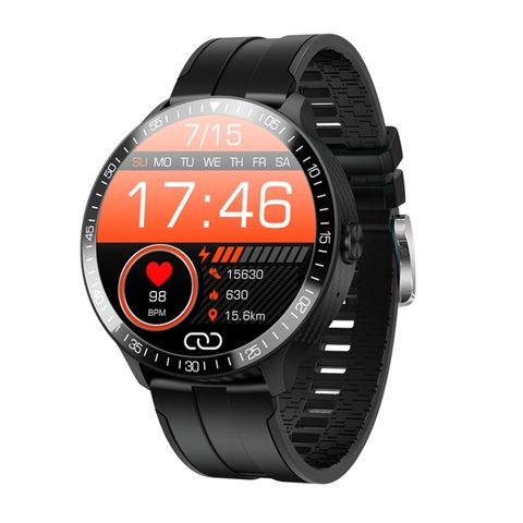 Đồng hồ thông minh MT16 Silicone Strap Black – Màn hình 1,28 inch, chống nước IP67, Bluetooth