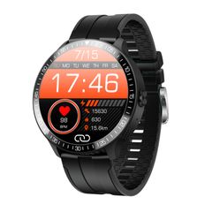  Đồng hồ thông minh MT16 Silicone Strap Black – Màn hình 1,28 inch, chống nước IP67, Bluetooth 