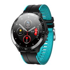  Đồng hồ thông minh MT16 Silicone Strap Blue – Màn hình 1,28 inch, chống nước IP67, Bluetooth 