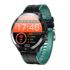  Đồng hồ thông minh MT16 Silicone Strap Green – Màn hình 1,28 inch, chống nước IP67, Bluetooth 