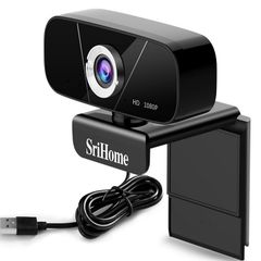  SriHome SH003 – Camera máy tính USB 1080P với micrô tích hợp giảm tiếng ồn 