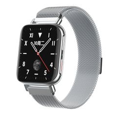  Đồng hồ M96 1,54 inch Steel Silver– Màn hình IPS, Bluetooth, Chống nước IP67 