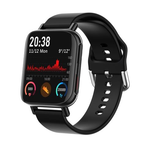 Đồng hồ M96 1,54 inch Black Silicone – Màn hình IPS, Bluetooth, Chống nước IP67