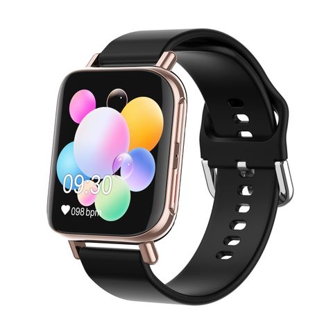 Đồng hồ M96 1,54 inch Gold Silicone – Màn hình IPS, Bluetooth, Chống nước IP67