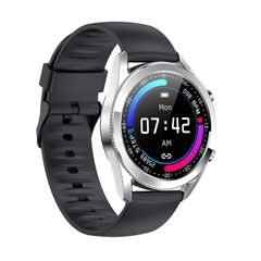  Đồng hồ thông minh G33 1.3 inch Silver Silicone – Gọi Bluetooth, Chống nước IP67 