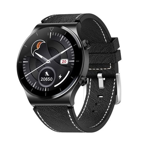 Đồng hồ thông minh M99 Black Leather – Chống nước IP67, Bluetooth, Theo dõi sức khỏe