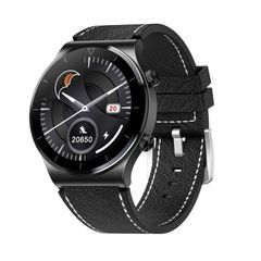  Đồng hồ thông minh M99 Black Leather – Chống nước IP67, Bluetooth, Theo dõi sức khỏe 