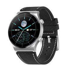  Đồng hồ thông minh M99 Silver Leather – Chống nước IP67, Bluetooth, Theo dõi sức khỏe 