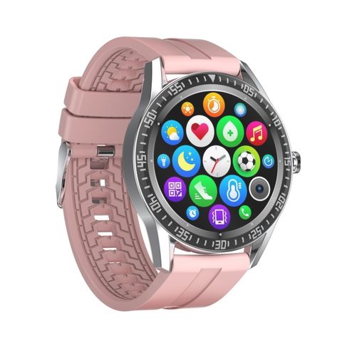 N70 1.28 inch Pink – Đồng hồ thông minh TFT, IP67, cuộc gọi Bluetooth