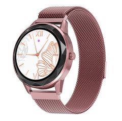  Đồng hồ thông minh HDT7 1.09 inch Steel Pink – Theo dõi sức khỏe, chống nước IP67 