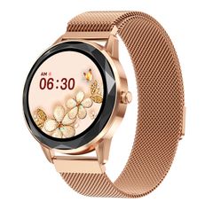  Đồng hồ thông minh HDT7 1.09 inch Steel Gold – Theo dõi sức khỏe, chống nước IP67 