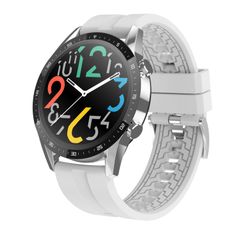  Đồng hồ thông minh T30 White Silicone – 1,28 inch Life, theo dõi sức khỏe & cuộc gọi Bluetooth 