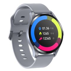  T88 Grey – Đồng hồ thông minh Bluetooth 5.2, màn hình 1.85 inch, theo dõi sức khỏe toàn diện 