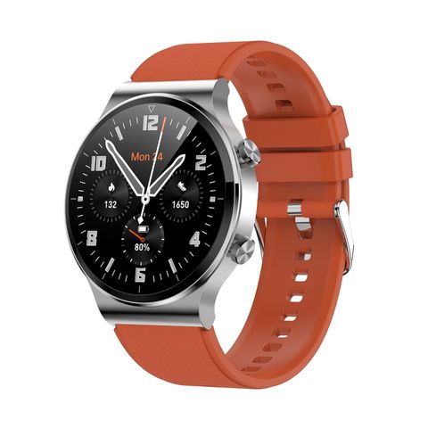 Đồng hồ thông minh G51 Silicone Strap Orange – Màn hình cảm ứng HD 1.28 inch, IP67, Bluetooth