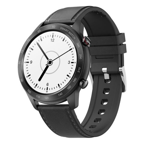 Đồng hồ thông minh MX5 Leather Black – Màn hình IPS 1,3 inch, IP68, Bluetooth