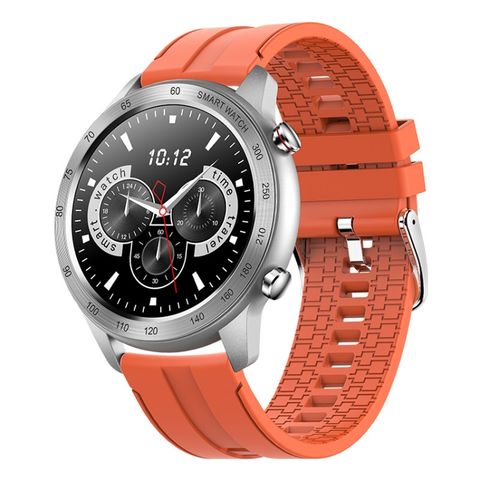 Đồng hồ thông minh MX5 Silicone Orange – Màn hình IPS 1,3 inch, IP68, Bluetooth