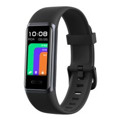  DOOGEE DG BAND BLACK – Đồng hồ thể thao 1,05 inch, 5ATM, Theo dõi nhịp tim & Oxy 