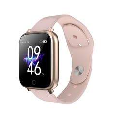  Q1S Smart Watch Pink – Màn hình 1,3 inch LCD, IP68, Nhịp tim & Huyết áp 