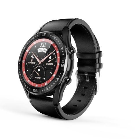 G1 Smart Watch Leather Black  – Màn hình 1,28 inch TFT, Bluetooth, IP67, Theo dõi sức khỏe