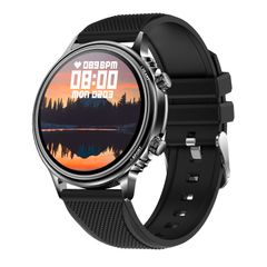  CF81 1.32 inch Đồng hồ thông minh TFT IP67 Silicone Strap Black  – Giám sát nhịp tim, huyết áp, giấc ngủ, nhiều chế độ thể thao 