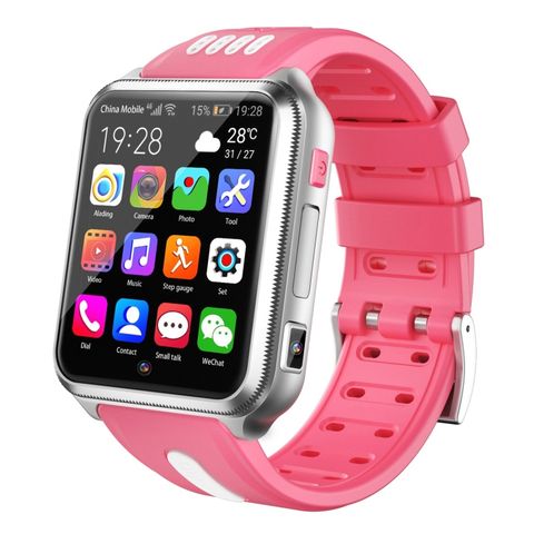 Đồng hồ điện thoại thông minh W5 Hồng – Hỗ trợ SIM, GPS, Camera kép