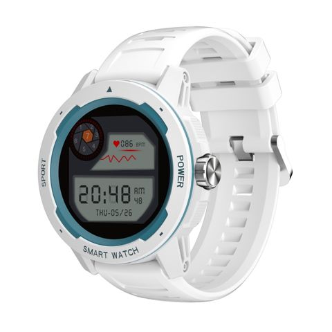 Đồng hồ thông minh HT6 White - 1.4 inch IP68, giám sát nhịp tim & giấc ngủ