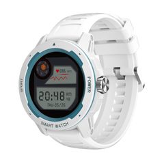  Đồng hồ thông minh HT6 White - 1.4 inch IP68, giám sát nhịp tim & giấc ngủ 