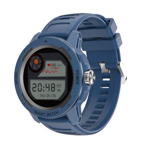 Đồng hồ thông minh HT6 Blue - 1.4 inch IP68, giám sát nhịp tim & giấc ngủ