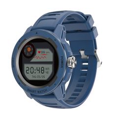  Đồng hồ thông minh HT6 Blue - 1.4 inch IP68, giám sát nhịp tim & giấc ngủ 