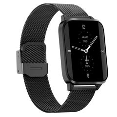 JM01 Black Steel – Đồng hồ thông minh 1.69 inch chống nước IP67, Bluetooth 5.0 