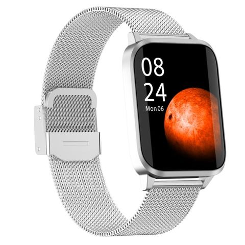 Đồng hồ thông minh JM01 1.69 inch TFT Steel Silver – Bluetooth 5.0, IP67
