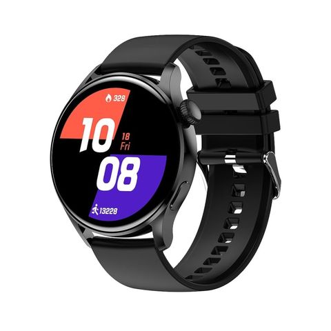 Đồng hồ thông minh HK3 Silicone Strap Black – Màn hình cảm ứng IPS 1.28 inch, Bluetooth 4.0, Chống nước IP68