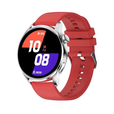Đồng hồ thông minh HK3 Silicone Strap Red – Màn hình cảm ứng IPS 1.28 inch, Bluetooth 4.0, Chống nước IP68