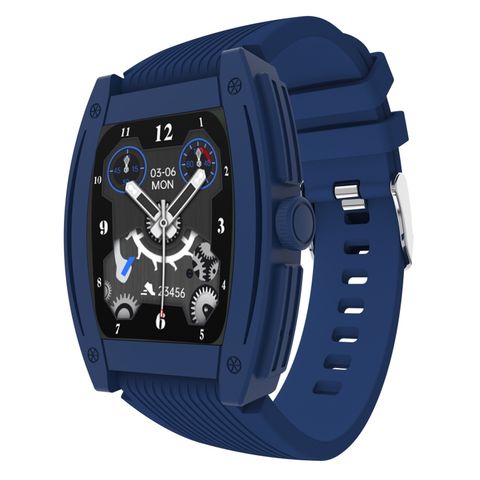Đồng hồ thông minh N72 Silicone Blue - 1.57 inch Bluetooth 5.2 dây silicon chống nước