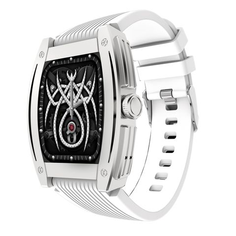 Đồng hồ thông minh N72 Silicone White - 1.57 inch Bluetooth 5.2 dây silicon chống nước