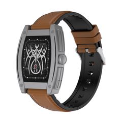  Đồng hồ thông minh N72 Leather Brown - 1.57 inch Bluetooth 5.2, gọi điện & đo nhịp tim 