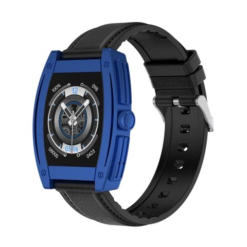 Đồng hồ thông minh N72 Leather Blue - 1.57 inch Bluetooth 5.2, gọi điện & đo nhịp tim