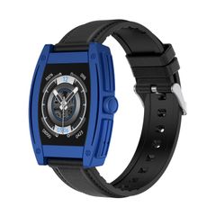  Đồng hồ thông minh N72 Leather Blue - 1.57 inch Bluetooth 5.2, gọi điện & đo nhịp tim 