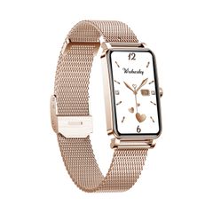  Màn hình HD ZX19 Màu Vàng Kim - Đồng hồ thông minh nữ thời trang & chăm sóc sức khỏe 