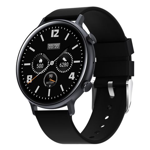 GW33 Pro Black  – Đồng hồ thông minh nữ 1.3 inch, chống nước 30m, theo dõi chu kỳ & nhịp tim