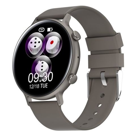 GW33 Pro Grey – Đồng hồ thông minh nữ 1.3 inch, chống nước 30m, theo dõi chu kỳ & nhịp tim