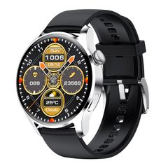  Đồng hồ thể thao M103 Silicone Strap Silver – Màn hình IPS 1.35 inch, gọi Bluetooth, theo dõi sức khỏe 