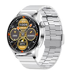  Đồng hồ thể thao M103 Steel Strap Silver – Màn hình IPS 1.35 inch, gọi Bluetooth, theo dõi sức khỏe 