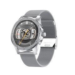  MX10 Silver Steel – 1.28 inch IPS, Đồng hồ thông minh chống nước IP68, Hỗ trợ cuộc gọi Bluetooth 