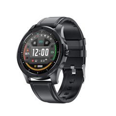  MX10 Black Leather – 1.28 inch IPS, Đồng hồ thông minh chống nước IP68, Hỗ trợ cuộc gọi Bluetooth 