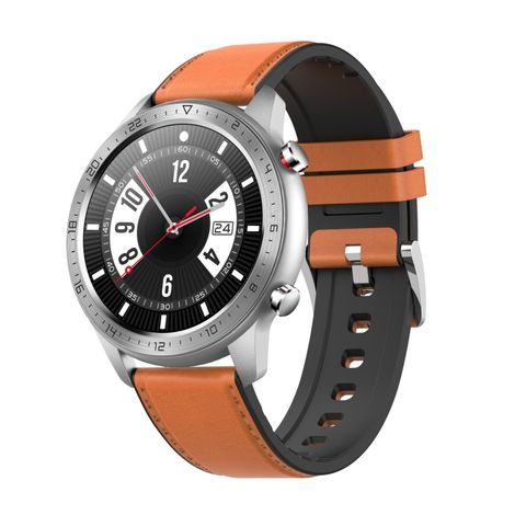 MX13 Brown Leather  – Màn hình IPS 1.3 inch, Chống nước IP68, Tai nghe Bluetooth tích hợp, Gọi & phát nhạc