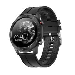  MX13 Slicone Black – Màn hình IPS 1.3 inch, Chống nước IP68, Tai nghe Bluetooth tích hợp, Gọi & phát nhạc trực tiếp 