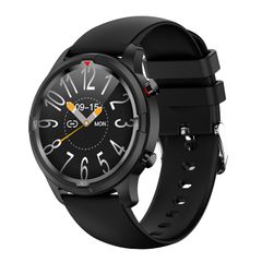  Đồng hồ thông minh TW26 Silicone Black – Màn hình IPS 1,28 inch, chống nước IP67 