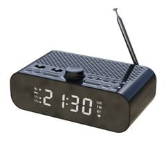  BT-A5 LED Đen – Đài phát thanh đồng hồ FM tích hợp loa Bluetooth 
